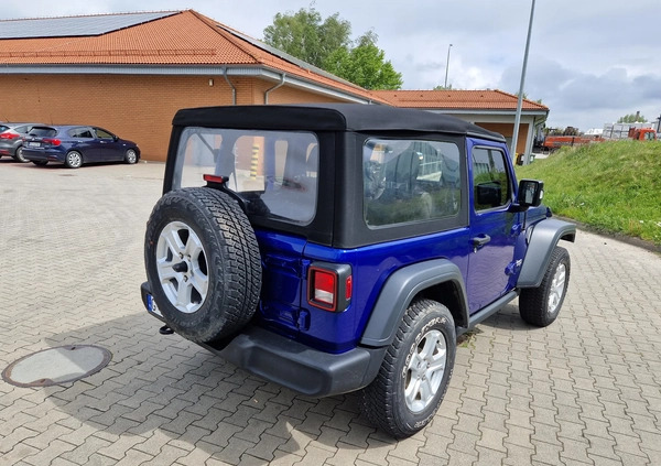 Jeep Wrangler cena 124000 przebieg: 69000, rok produkcji 2018 z Gdańsk małe 137